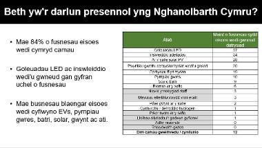 2.. Ffigyrau o'r arolwg: Cyfleoedd allweddol a heriau sy'n wynebu busnesau i leihau eu hallyriadau nwyon tŷ gwydr